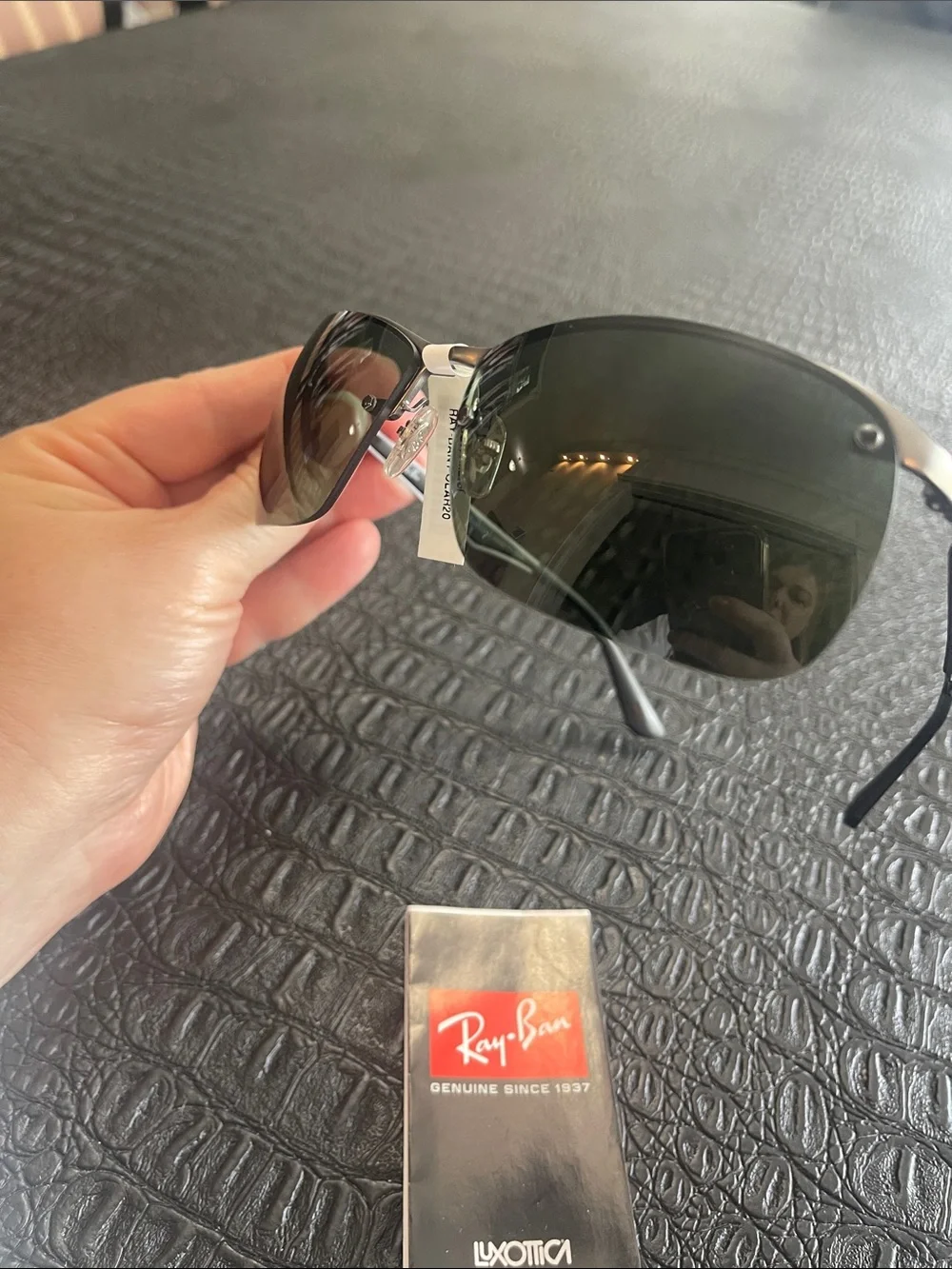 Ray Ban Black Men’s Sunglasses Polarized #RB3550